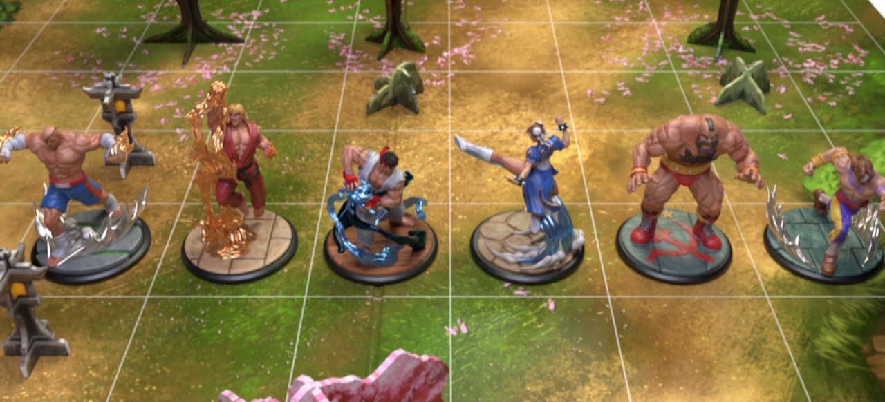 Street Fighter: The Miniatures Game (Brettspiel) von Jasco Games und Angry Joe Street Fighter: The Miniatures Game (Brettspiel) von Jasco Games und Angry Joe