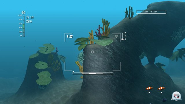 Die Unterwasserlandschaften sind recht ansehnlich inszeniert.