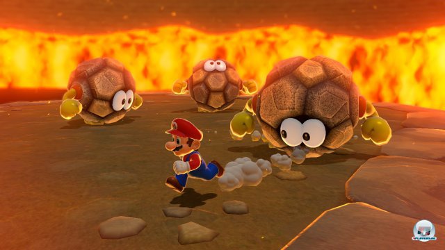 Ein Arena-Kampf nach Mario-Art.