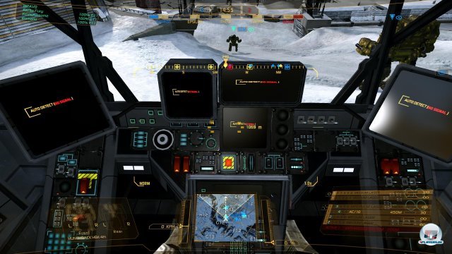 Die detaillierten und von Mech zu Mech unterschiedlichen Cockpits sind ein Kernelement des Spiels.