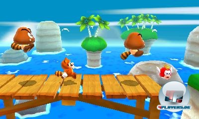Von der Seite, aus der Vogelperspektive, über die Schulter geschaut oder aus der Iso-Ansicht - das neue Mario-Abenteuer spart nicht mit frischen Blickwinkeln.