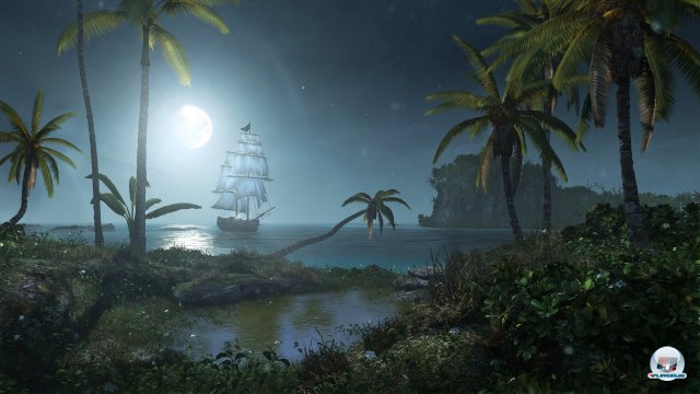 Pure Piratenidylle: Selbst die hoch gesteckten Grafik-Ansprüche werden von Assassin's Creed 4 übertroffen.