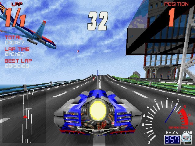 ...mit Ausnahme der »Bullet«. Diese futuristische Superkarre machte das Spiel nochmals schneller, war aber schwer freizuspielen.