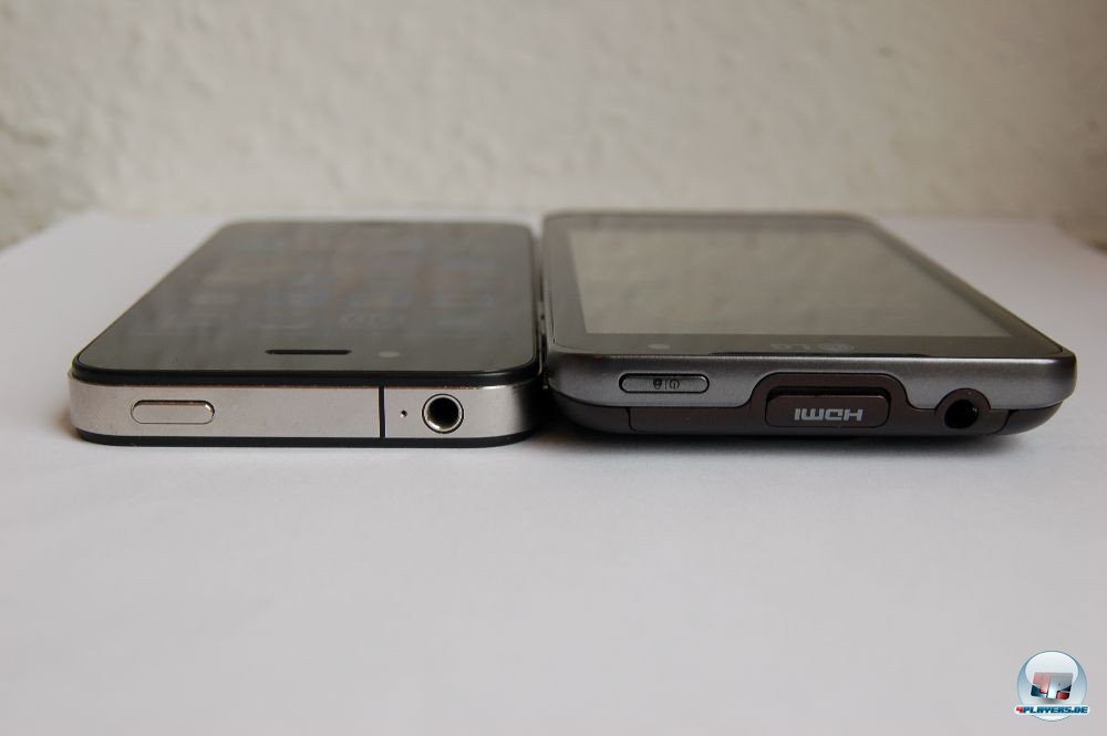 Was die Breite angeht, ist kaum ein Unterschied zum IPhone festzustellen