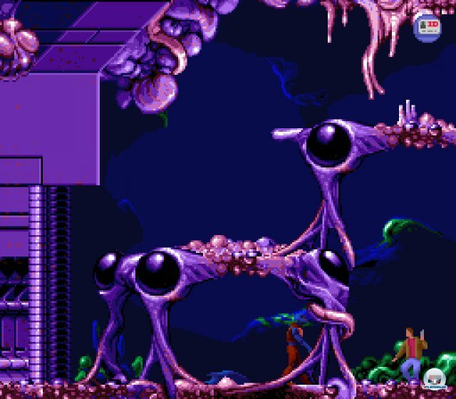 Flashback entführt den Spieler u.a. auf die Heimatwelt der bösen außerirdischen Invasoren.