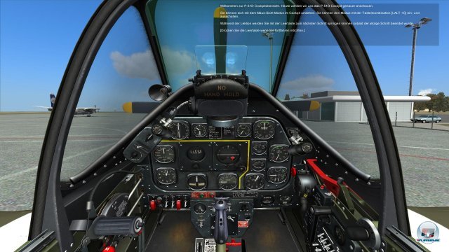 Highlight: Das voll bedienbare Cockpit der P-51D Mustang