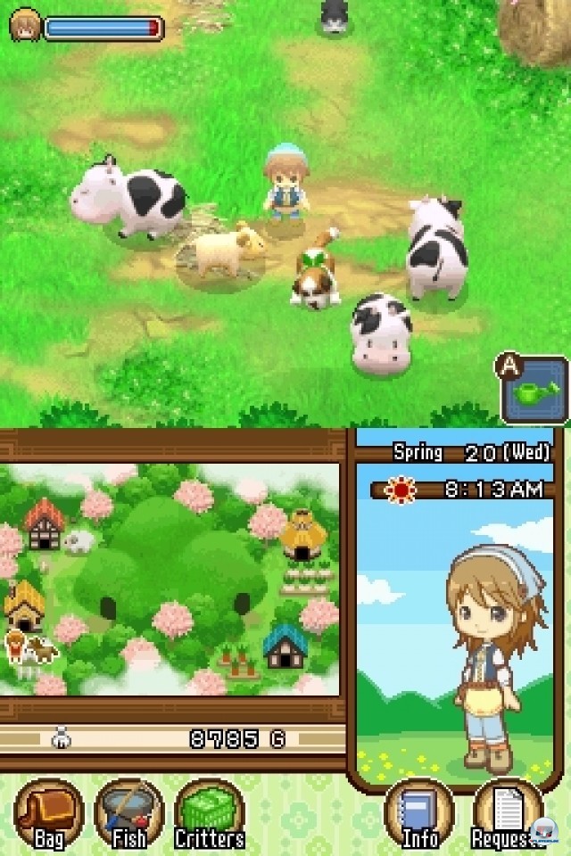 ...oder Viehzucht. Später darf man aber auch beides betreiben. (DS-Screenshot)