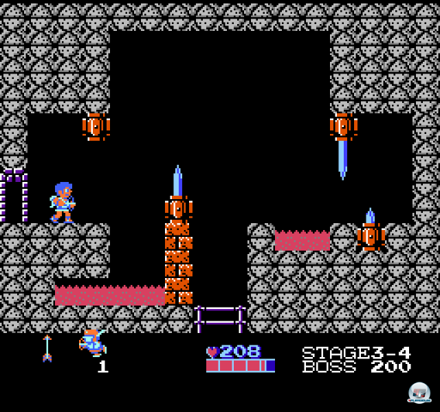 Metroid lässt grüßen: Zum Abschluss der Levels führte der Weg durch verzweigte Festungen voller Fallen.