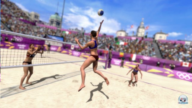 Beach-Volleyball gibt es ebenfalls, ist aber nur außerhalb der Olympiade spielbar.