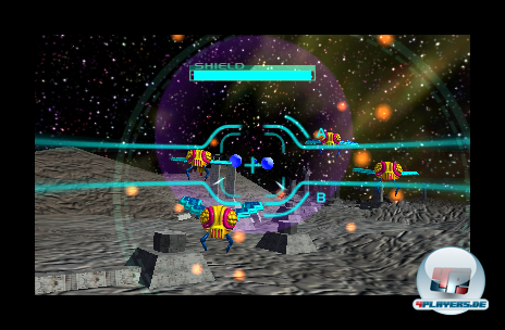 Galaga: 3D Impact verlagert das Insektenvernichter-Spielprinzip in die dritte Dimension - ein solider Arcade-Spaß.