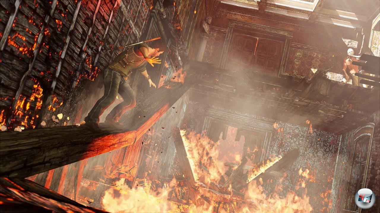 Flucht vor dem Feuer: Die Burg brennt ab und Nathan muss schnell raus!